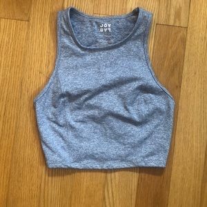 Cropped workout tank